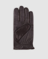 Gants à carreaux - Marron foncé